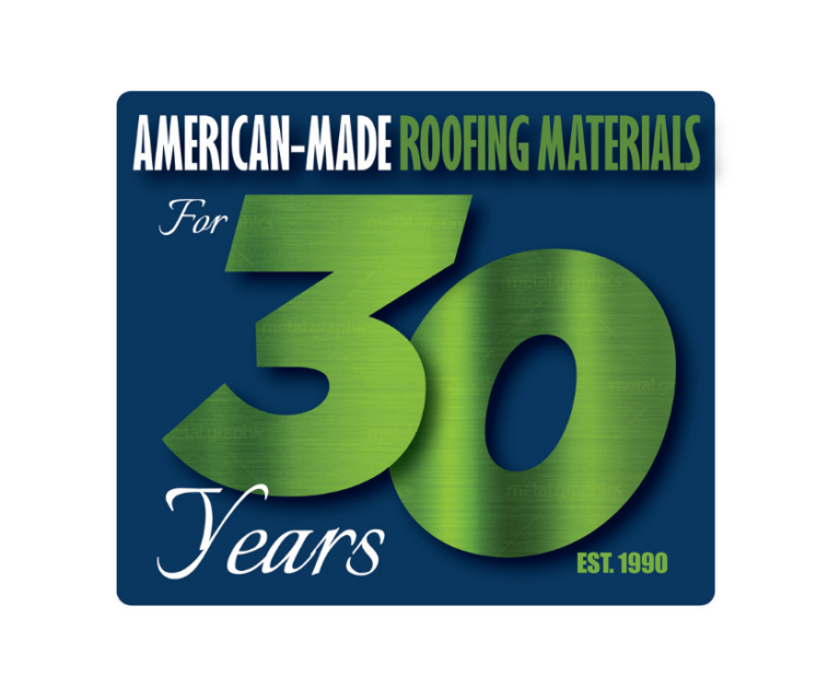 G.A.P. Roofing 30 Year Logo